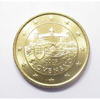 Szlovákia,50 eurocent 2009 aUNC+ ötvözet