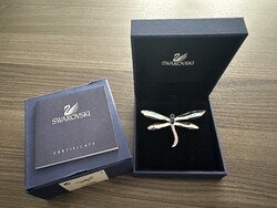 Swarovski szitakötő bross