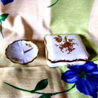 Ilmenau Dresden mintás porcelán ékszertartó szett