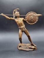 Ancient Spartan Warrior / Leonidas Statue – Detailed Decorative Item (29×23