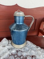 AluFix 7-liter Aluminum Cegléd Jug with Handle, Nostalgia Piece, Rustic Decor, Musical Instrument