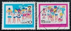 ND1432-3p / NDK 1968 Ernst Thälmann Úttörő Szakszervezet bélyegsor pecsételt