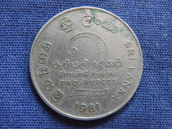 Sri Lanka 2 Rúpia 1981 Mahaweli gát