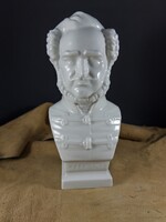 Gyönyörű Herendi Széchenyi porcelán mellszobor