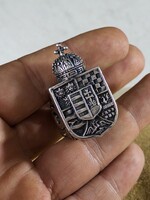 Gyönyörű Monarchiás Magyar címeres 925-ös ezüst pecsèt gyűrű
