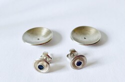 Aquamarine Stone Earring Set 2-in-1 (Ear Jacket)