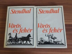 Stendhal: Vörös és fehér, I. + II. kötet,  1973
