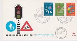 Holland Antillák FDC 1973 Szociális és Kulturális Jólét
