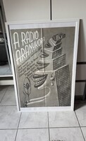 Extrém ritka “ A rádió aranykora “ Felvidéki András 1988 film plakát