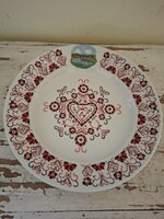 Zalakaros Hollóházi porcelán falitányér