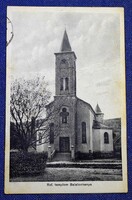 Balatonhenye - Református templom  - régi képeslap  1929  Tapolcai kiadás