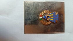 1962 BKV / Budapesti Előre SC 50 éves jubileumi zománcozott fém plakett