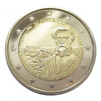 Monaco,2 euro 2016 PP - Monte Carlo alapítása aUNC+ ötvözet