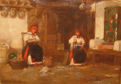 GARANTÁLTAN  EREDETI CSODÁS VERESS ZOLTÁN / 1868-1935 / FESTMÉNY
