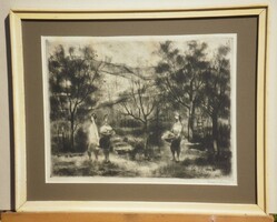 (K) Bordás Ferenc (1911-1982) : Szüret