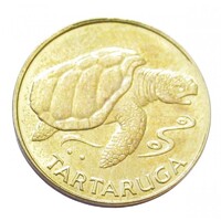 Cape Verde,1 escudo 1994 - Álcserepesteknős aUNC+ vas