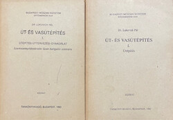 Dr. Lukovich Pál: Út- és vasútépítés I. – Útépítés + Útépítés úttervezési gyakorlat – 2 kötet