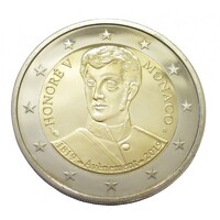 Monaco,2 euro 2019 PP - V. Honoré herceg aUNC+ ötvözet