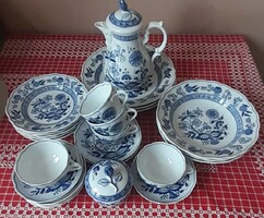 Hagymamintás porcelán készlet ( Hutschenreuther Blau Zwiebelmuster).