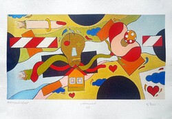 Ef Zámbó István - Mindhalálig nőnap 41 x 59 cm computer print, merített papír