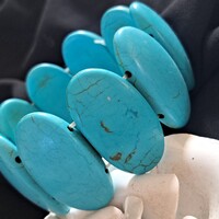 Türkinit karkötő  3,5  cm-es