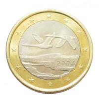 Finnország,1 euro 2004 aUNC+ ötvözet