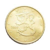 Finnország,10 eurocent 2007 aUNC+ ötvözet