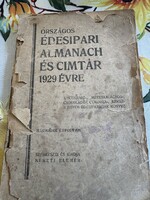 Édesipari almanach 1929