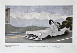 Milorad Krstic - Ruben Brandt a gyűjtő 30 x 42 cm computer print, merített papír