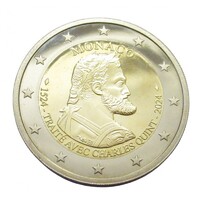 Monaco,2 euro 2024 PP - V. Károly herceg aUNC+ ötvözet