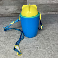 Tupperware kék-sárga gyerek kulacs
