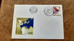 Fdc 1995 Europa: 50 éve ért végett a háború Európában Kat: 500 Ft