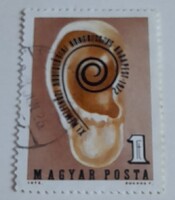 1972 XI. Nemzetközi audiológigi kogresszus pecsételt