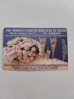 ITC SZÉKHÁZ Miskolc kártyanaptár 2010 - VIII. MISKOLCI ESKÜVŐI KIÁLLÍTÁS ÉS VÁSÁR