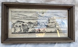 Antik Tokaj Tockay rézmetszet ! 1686 Gaspar Bouttats