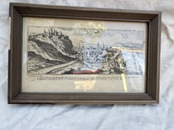 Antik Metszet Eger ! 1686 Caspar Bouttats