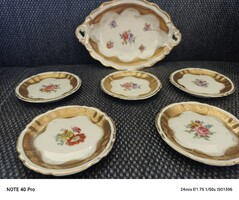 Oscar Schlegelmilch porcelán vajas készlet.