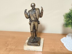 Antik Francia bronz szobor