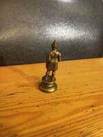6cm magas Romai katona bronz figurális szobor
