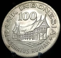 Indonézia 100 rúpia, 1978 Erdőgazdálkodás a jólétért E02E2V