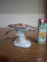 Aquincum porcelán madár, sólyom, sas. Hibátlan. Jelzett