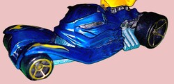 2009. MATTEL - HOT WHEELS - Tomb Up Blue - 1 :64 fém kisautó a képek szerint