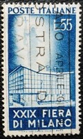 OL831p / Olaszország 1951 A 29. Milánói Vásár bélyegsor záróértéke pecsételt