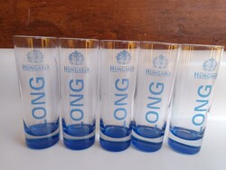 Hungária long drinkes pohár 5 darab(2 decis)