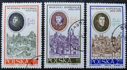LEN2014-6p  / Lengyelország 1970 Kopernokisz bélyegsor  pecsételt