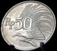 Indonézia 50 rúpia, 1971 E03D1V