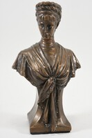 HERMANN KLOTZ JELZETT ERZSÉBET MAGYAR KIRÁLYNÉ SZISZI BRONZ SZOBOR PORTRÉ MELLSZOBOR