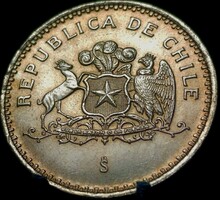 Chile 100 peso, 1997 E11A5V