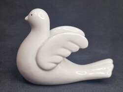 Art deco stílusú porcelán galamb figura hibátlan állapotban 7 cm. magas