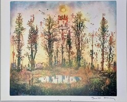 Gross Arnold - Az öröm ünnepe 25,5 x 29 cm nyomat